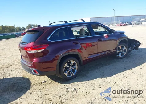 2019 Toyota Highlander Limited Platinum from USA, damaged, VIN 5TDYZRFH1KS345547